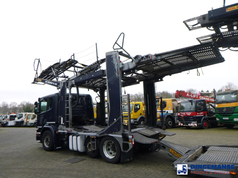 Scania P 410 6x2 RHD Rolfo car transporter - Camion porte-voitures: photos 5 Scania P 410 6x2 RHD Rolfo car transporter - Camion porte-voitures: photos 5