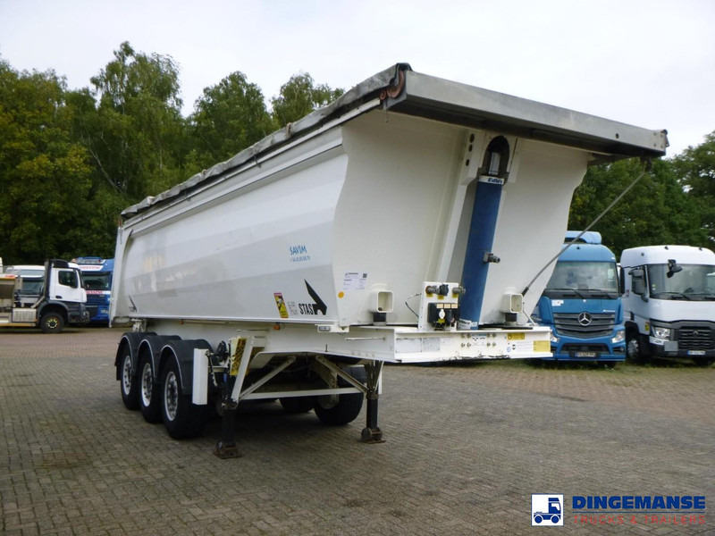Stas Tipper trailer alu 25.5 m3 + tarpaulin - Semi-remorque benne: photos 2 Stas Tipper trailer alu 25.5 m3 + tarpaulin - Semi-remorque benne: photos 2
