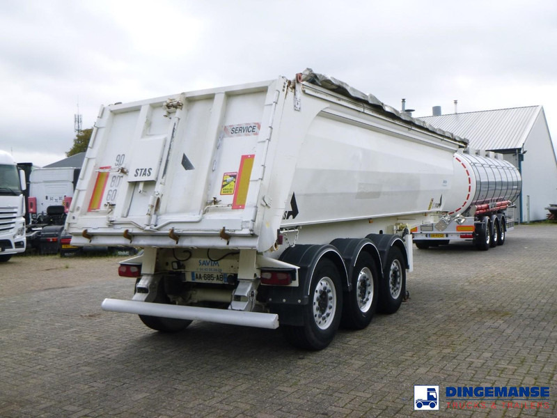 Stas Tipper trailer alu 25.5 m3 + tarpaulin - Semi-remorque benne: photos 4 Stas Tipper trailer alu 25.5 m3 + tarpaulin - Semi-remorque benne: photos 4