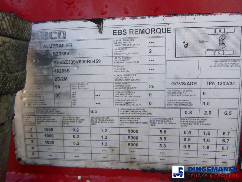 Semi-remorque à fond mouvant Stas Walking floor trailer alu 90 m3: photos 19 Semi-remorque à fond mouvant Stas Walking floor trailer alu 90 m3: photos 19