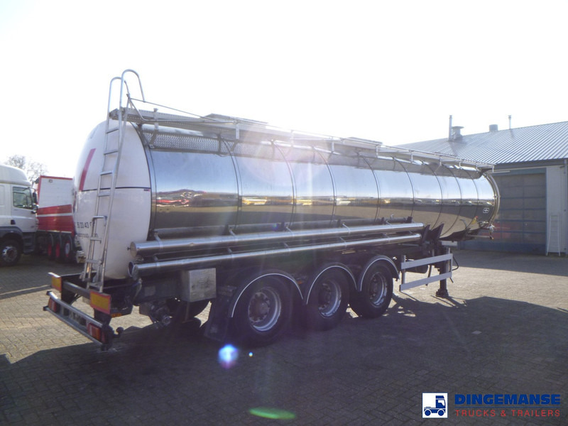 Van Hool Chemical tank inox 30 m3 / 1 comp - Semi-remorque citerne: photos 4 Van Hool Chemical tank inox 30 m3 / 1 comp - Semi-remorque citerne: photos 4