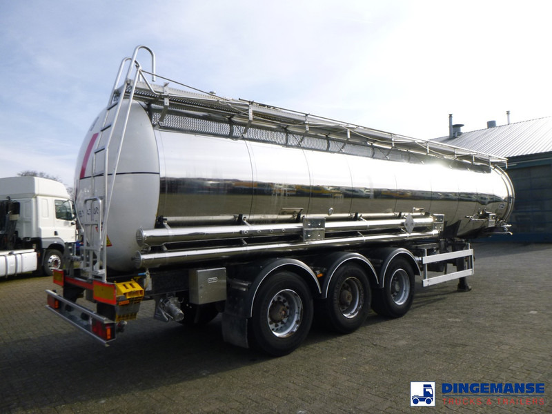 Van Hool Chemical tank inox 30 m3 / 1 comp - Semi-remorque citerne: photos 4 Van Hool Chemical tank inox 30 m3 / 1 comp - Semi-remorque citerne: photos 4