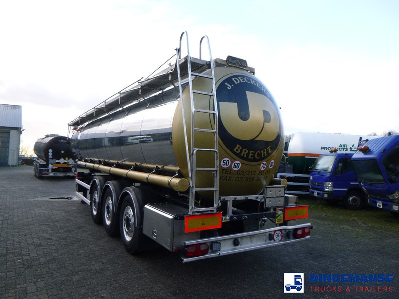 Van Hool Chemical tank inox L4BH 30 m3 / 1 comp / ADR 29/08/24 - Semi-remorque citerne: photos 3 Van Hool Chemical tank inox L4BH 30 m3 / 1 comp / ADR 29/08/24 - Semi-remorque citerne: photos 3