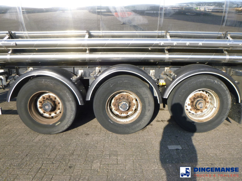 Van Hool Chemical tank inox L4BH 30 m3 / 3 comp - Semi-remorque citerne: photos 5 Van Hool Chemical tank inox L4BH 30 m3 / 3 comp - Semi-remorque citerne: photos 5