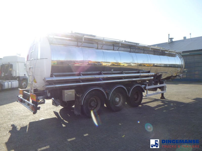 Van Hool Chemical tank inox L4BH 30 m3 / 3 comp - Semi-remorque citerne: photos 4 Van Hool Chemical tank inox L4BH 30 m3 / 3 comp - Semi-remorque citerne: photos 4