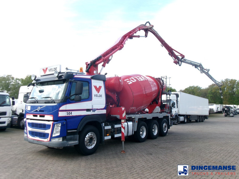 Volvo FM 420 8X4 Cifa MK25H concrete pump 25 m / mixer 7 m3 - Camion pompe: photos 1 Volvo FM 420 8X4 Cifa MK25H concrete pump 25 m / mixer 7 m3 - Camion pompe: photos 1