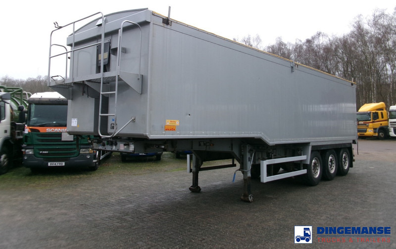 WILCOX Tipper trailer alu 52 m3 + tarpaulin - Semi-remorque benne: photos 1 WILCOX Tipper trailer alu 52 m3 + tarpaulin - Semi-remorque benne: photos 1