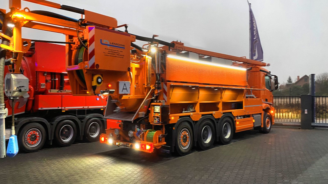Mercedes-Benz Arocs 3551 8x4 Müller 16mCanalmaster F160EWA WRG - Camion hydrocureur: photos 2 Mercedes-Benz Arocs 3551 8x4 Müller 16mCanalmaster F160EWA WRG - Camion hydrocureur: photos 2