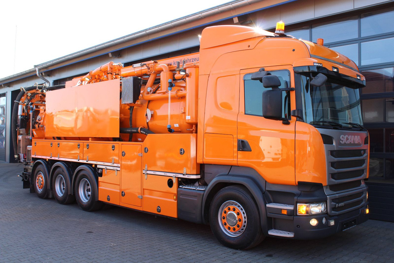 Scania R450 8x4 Kroll 19m³ Wasserrückgewinner Kombi-HD - Camion hydrocureur: photos 2 Scania R450 8x4 Kroll 19m³ Wasserrückgewinner Kombi-HD - Camion hydrocureur: photos 2