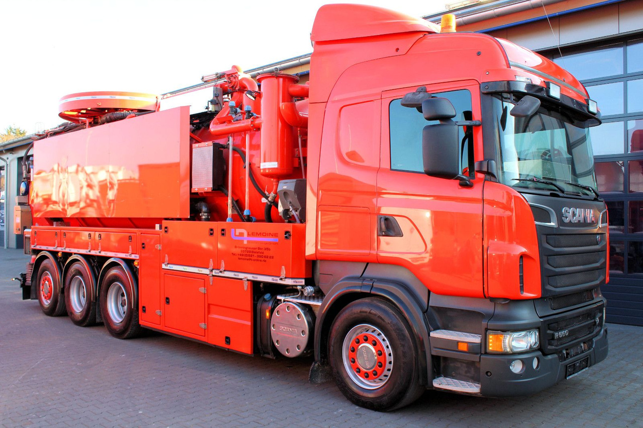 Scania R560 V8 8x4 Kroll 20m³ WRG 2x HD-Pumpe 620 Liter - Camion hydrocureur: photos 2 Scania R560 V8 8x4 Kroll 20m³ WRG 2x HD-Pumpe 620 Liter - Camion hydrocureur: photos 2