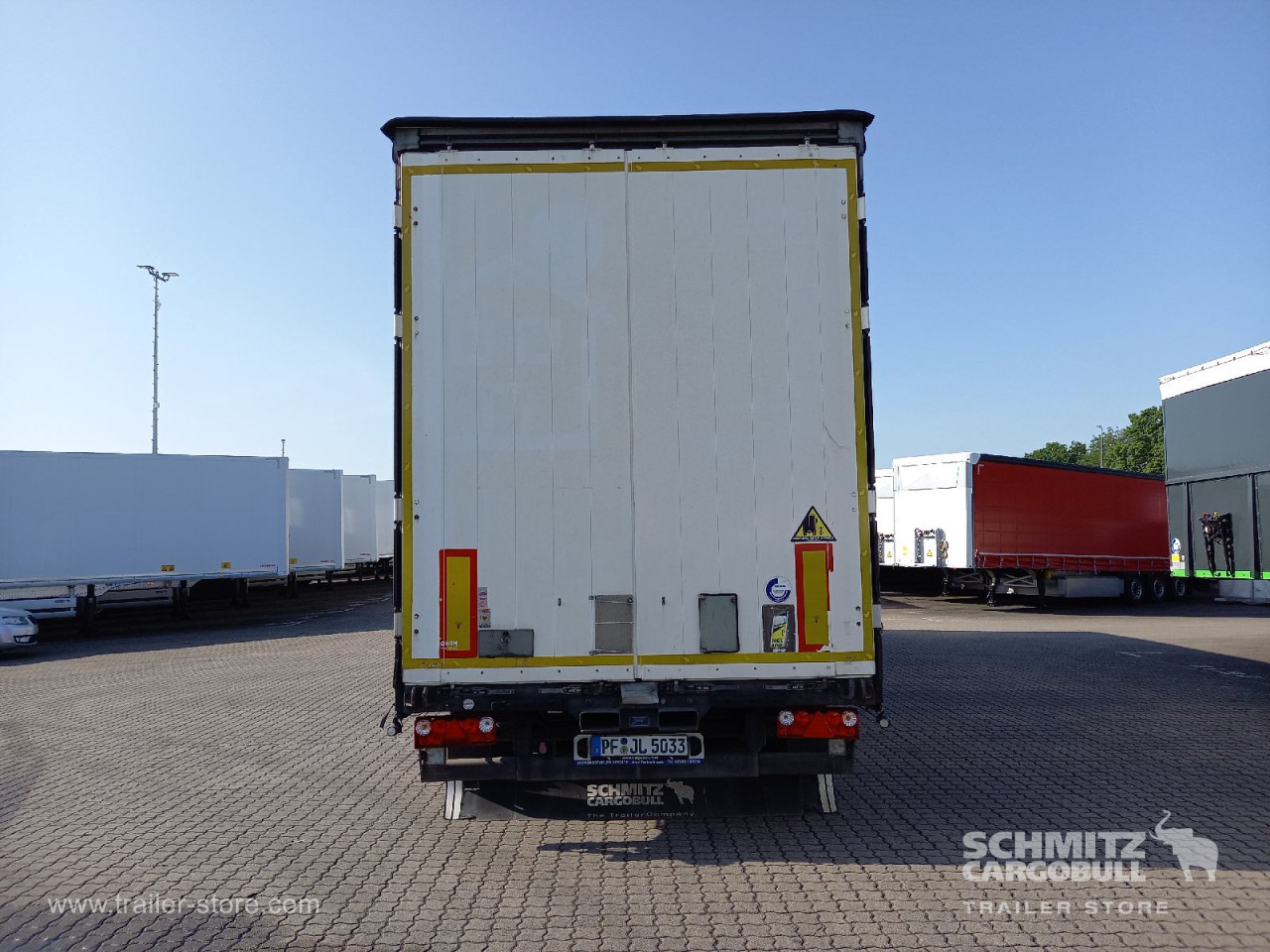 SCHMITZ Auflieger Curtainsider Mega Forklift holder - Semi-remorque rideaux coulissants: photos 2 SCHMITZ Auflieger Curtainsider Mega Forklift holder - Semi-remorque rideaux coulissants: photos 2