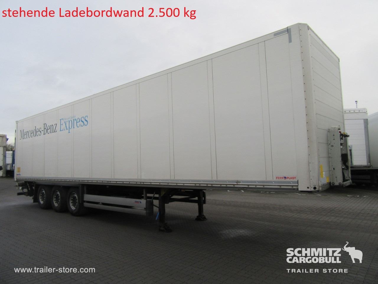 SCHMITZ Auflieger Trockenfrachtkoffer Standard Taillift - Semi-remorque fourgon: photos 1 SCHMITZ Auflieger Trockenfrachtkoffer Standard Taillift - Semi-remorque fourgon: photos 1