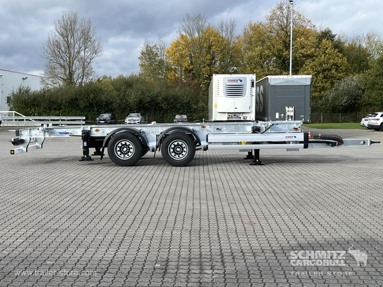 SCHMITZ Zentralachsanhänger Wechselfahrgestell - Remorque porte-conteneur/ Caisse mobile: photos 2 SCHMITZ Zentralachsanhänger Wechselfahrgestell - Remorque porte-conteneur/ Caisse mobile: photos 2