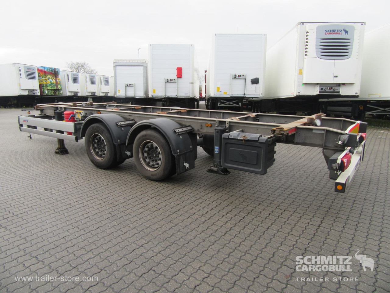 SCHMITZ Zentralachsanhänger Wechselfahrgestell - Remorque porte-conteneur/ Caisse mobile: photos 4 SCHMITZ Zentralachsanhänger Wechselfahrgestell - Remorque porte-conteneur/ Caisse mobile: photos 4