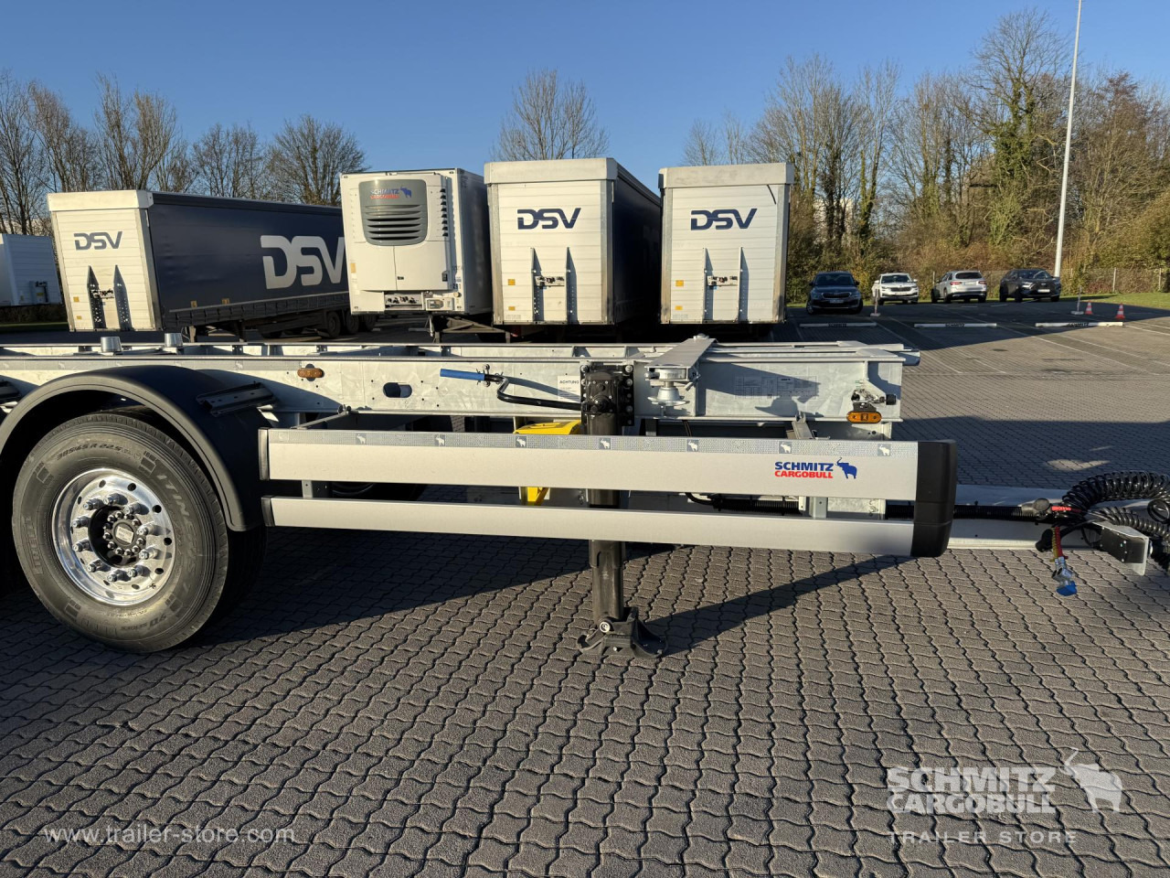 SCHMITZ Zentralachsanhänger Wechselfahrgestell Standard - Remorque porte-conteneur/ Caisse mobile: photos 3 SCHMITZ Zentralachsanhänger Wechselfahrgestell Standard - Remorque porte-conteneur/ Caisse mobile: photos 3