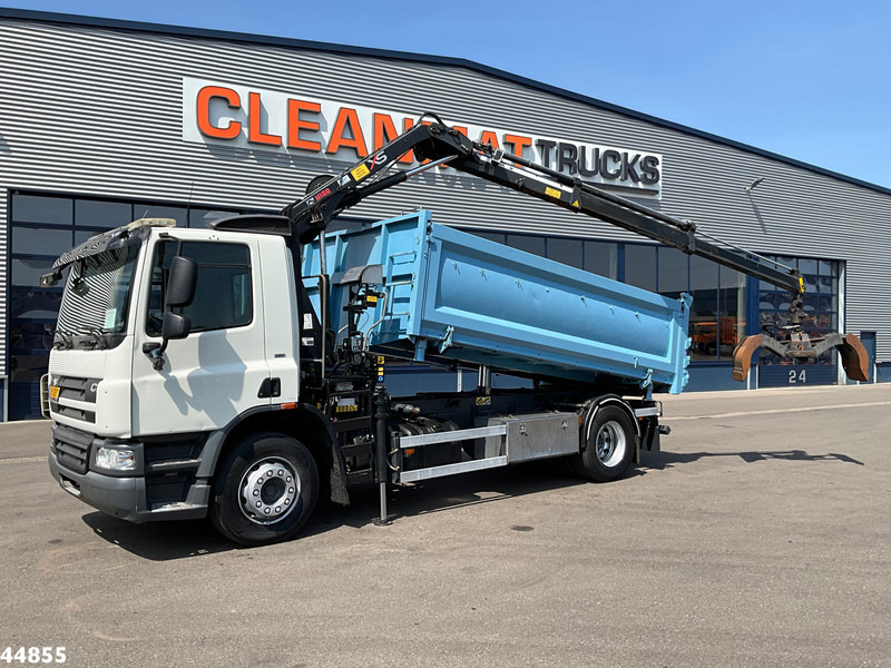 DAF FA 65 CF 250 Hiab 8 Tonmeter laadkraan - Camion benne, Camion grue: photos 1 DAF FA 65 CF 250 Hiab 8 Tonmeter laadkraan - Camion benne, Camion grue: photos 1