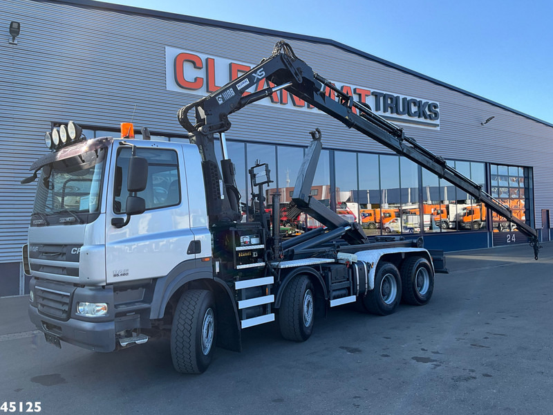 DAF FAD 85 CF 460 8x4 Hiab 16 Tonmeter laadkraan - Camion ampliroll, Camion grue: photos 1 DAF FAD 85 CF 460 8x4 Hiab 16 Tonmeter laadkraan - Camion ampliroll, Camion grue: photos 1
