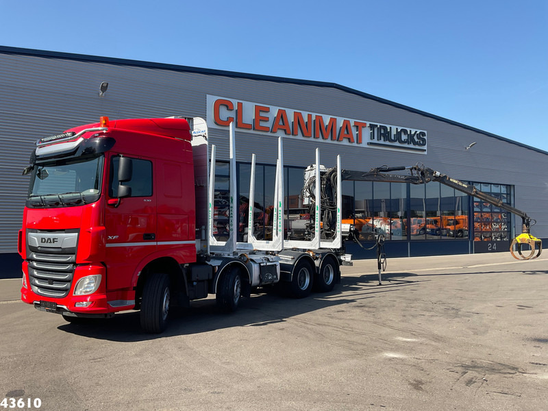 DAF FAD XF 530 8x4 Holzkran - Camion grue: photos 2 DAF FAD XF 530 8x4 Holzkran - Camion grue: photos 2