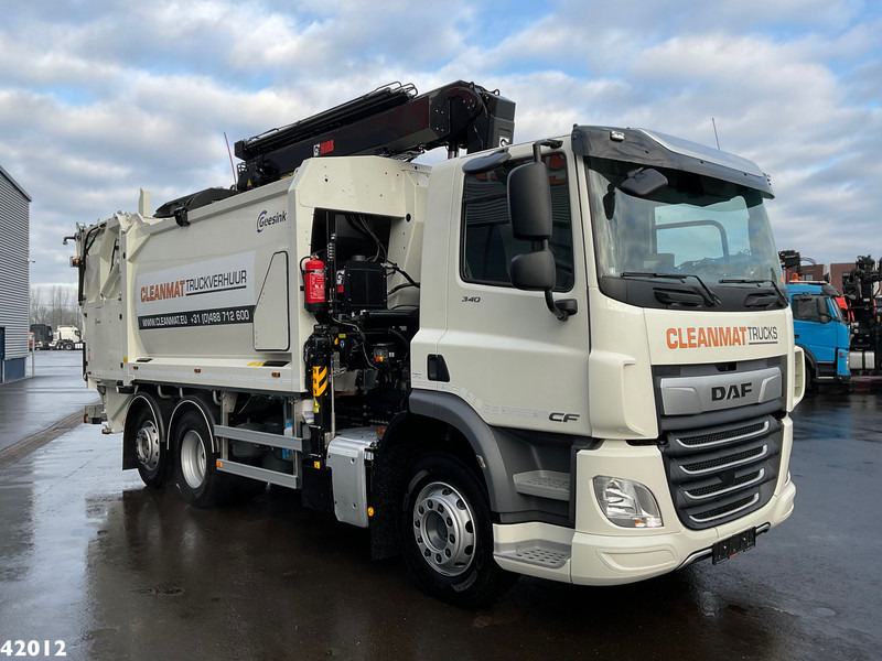 DAF FAN CF 340 Hiab 23 Tonmeter laadkraan - Benne à ordures ménagères: photos 5 DAF FAN CF 340 Hiab 23 Tonmeter laadkraan - Benne à ordures ménagères: photos 5