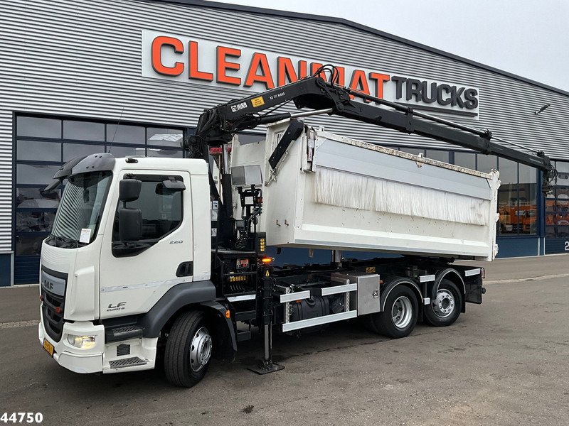 DAF FAN LF 220 Euro 6 Hiab 11 Tonmeter laadkraan Just 166.649 Km! - Camion benne, Camion grue: photos 1 DAF FAN LF 220 Euro 6 Hiab 11 Tonmeter laadkraan Just 166.649 Km! - Camion benne, Camion grue: photos 1