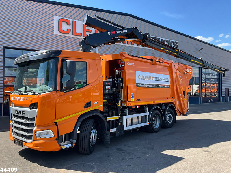 DAF FAN XD 340 Hiab 23 Tonmeter laadkraan - Benne à ordures ménagères: photos 1 DAF FAN XD 340 Hiab 23 Tonmeter laadkraan - Benne à ordures ménagères: photos 1