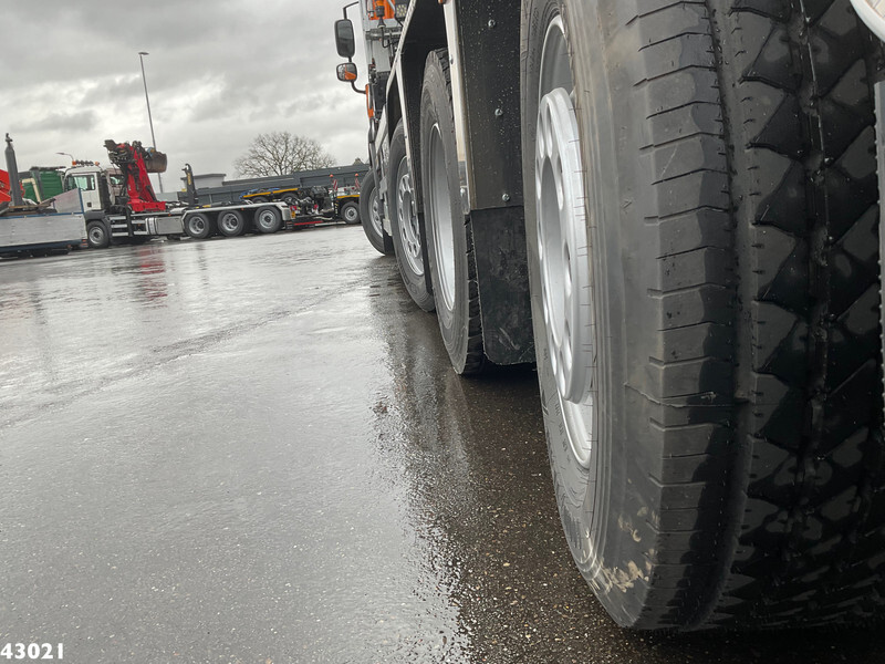 Camion ampliroll, Camion grue DAF FAQ CF 430 HMF 28 Tonmeter laadkraan: photos 10