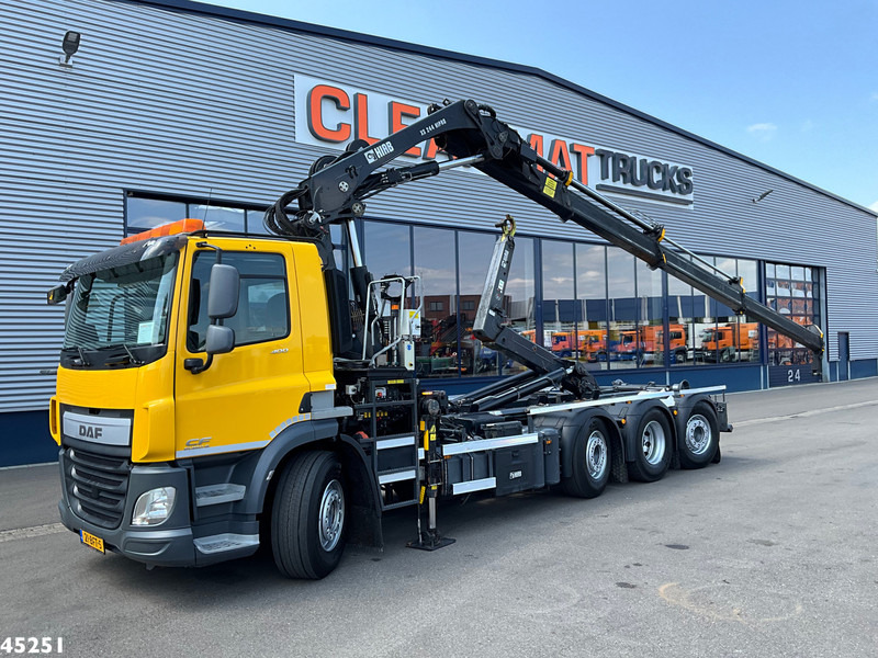 DAF FAQ СF 400 8x2 Euro 6 Hiab 24 Tonmeter laadkraan Just 147.273 km! - Camion ampliroll, Camion grue: photos 1 DAF FAQ СF 400 8x2 Euro 6 Hiab 24 Tonmeter laadkraan Just 147.273 km! - Camion ampliroll, Camion grue: photos 1