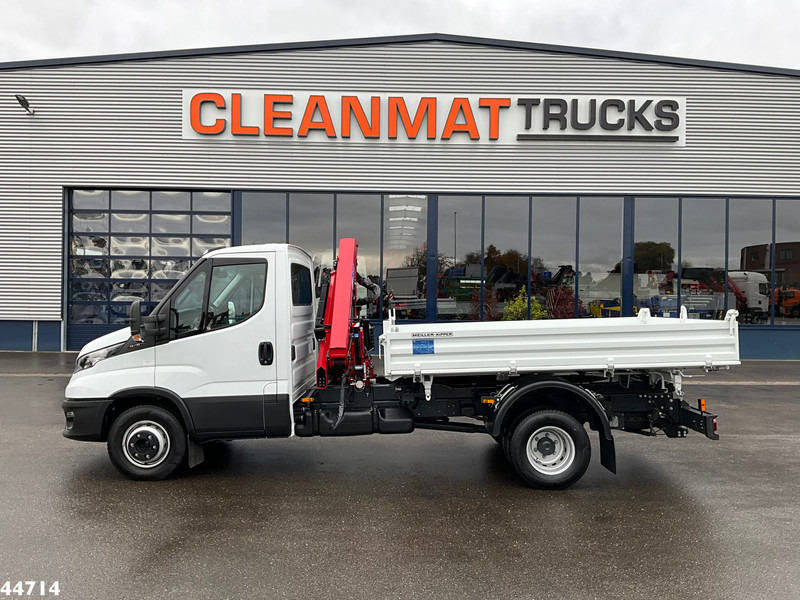 Iveco Daily 72C18 HMF laadkraan 3,4 Tonmeter laadkraan + Meiller 3-zijdige kipper New & Unused!! - Camion benne, Camion grue: photos 4 Iveco Daily 72C18 HMF laadkraan 3,4 Tonmeter laadkraan + Meiller 3-zijdige kipper New & Unused!! - Camion benne, Camion grue: photos 4