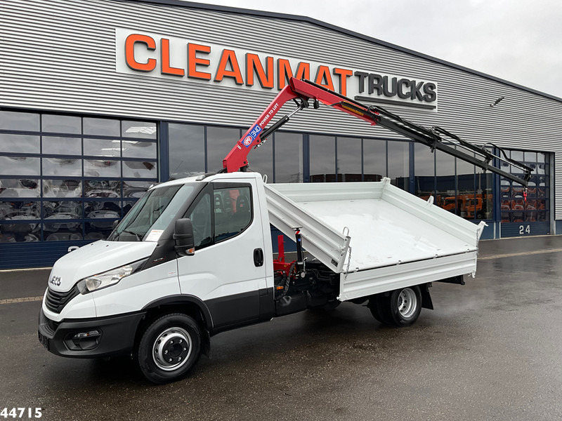 Iveco Daily 72C18 HMF laadkraan 3,4 Tonmeter laadkraan + Meiller 3-zijdige kipper New & Unused!! - Camion benne: photos 2 Iveco Daily 72C18 HMF laadkraan 3,4 Tonmeter laadkraan + Meiller 3-zijdige kipper New & Unused!! - Camion benne: photos 2