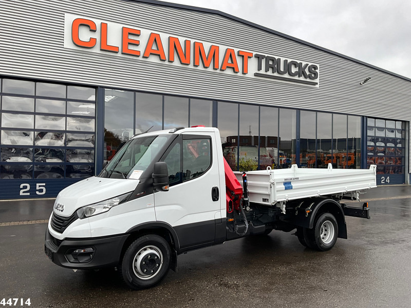 Iveco Daily 72C18 HMF laadkraan 3,4 Tonmeter laadkraan + Meiller 3-zijdige kipper New & Unused!! - Camion benne, Camion grue: photos 3 Iveco Daily 72C18 HMF laadkraan 3,4 Tonmeter laadkraan + Meiller 3-zijdige kipper New & Unused!! - Camion benne, Camion grue: photos 3