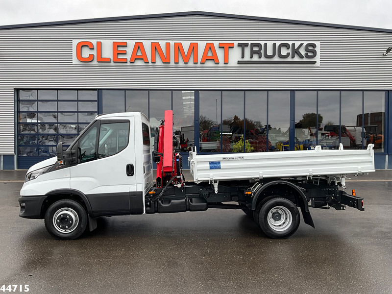 Iveco Daily 72C18 HMF laadkraan 3,4 Tonmeter laadkraan + Meiller 3-zijdige kipper New & Unused!! - Camion benne: photos 4 Iveco Daily 72C18 HMF laadkraan 3,4 Tonmeter laadkraan + Meiller 3-zijdige kipper New & Unused!! - Camion benne: photos 4