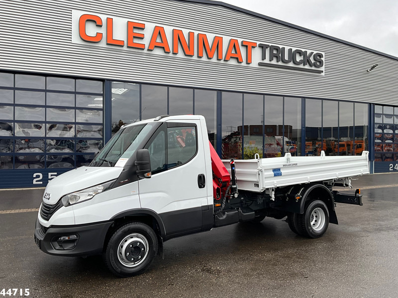 Iveco Daily 72C18 HMF laadkraan 3,4 Tonmeter laadkraan + Meiller 3-zijdige kipper New & Unused!! - Camion benne: photos 3 Iveco Daily 72C18 HMF laadkraan 3,4 Tonmeter laadkraan + Meiller 3-zijdige kipper New & Unused!! - Camion benne: photos 3