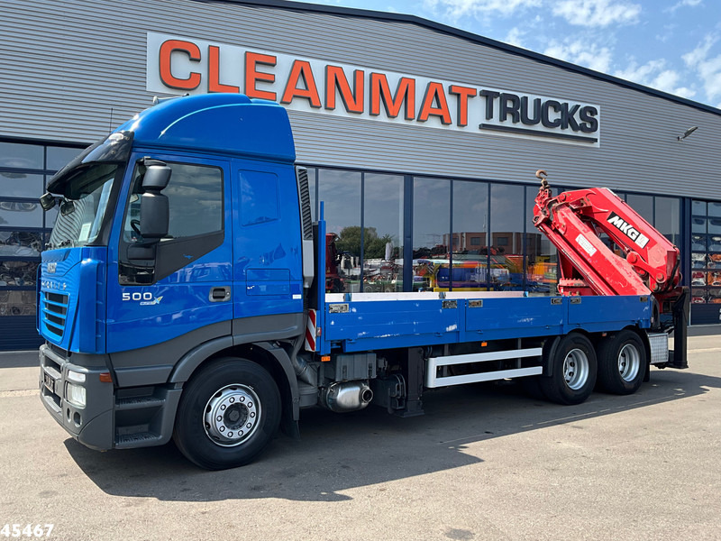 Iveco Stralis 500 6x4 MKG 54 Tonmeter laadkraan - Camion plateau, Camion grue: photos 4 Iveco Stralis 500 6x4 MKG 54 Tonmeter laadkraan - Camion plateau, Camion grue: photos 4