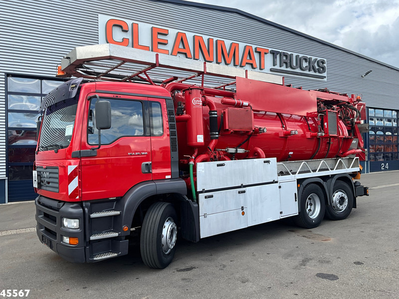 MAN TGA 26.360 Kutschke 12,5 m³ Combi Kolkenzuiger Just 168.699 km! - Camion hydrocureur: photos 3 MAN TGA 26.360 Kutschke 12,5 m³ Combi Kolkenzuiger Just 168.699 km! - Camion hydrocureur: photos 3