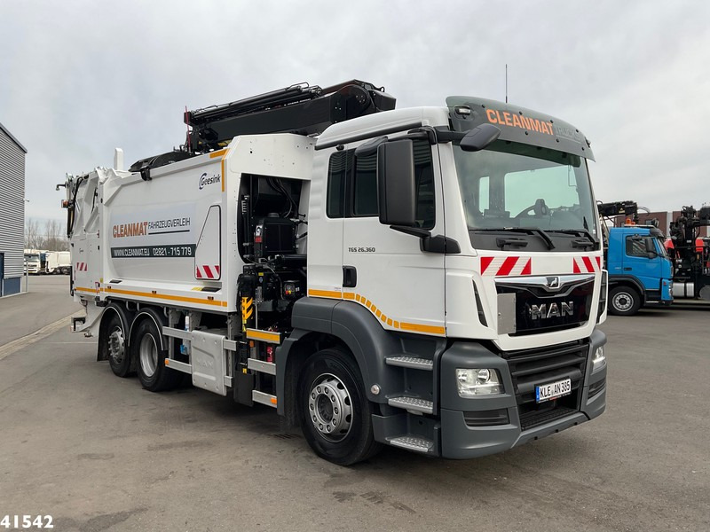 MAN TGS 26.360 Hiab 23 ton/meter laadkraan - Benne à ordures ménagères: photos 2 MAN TGS 26.360 Hiab 23 ton/meter laadkraan - Benne à ordures ménagères: photos 2