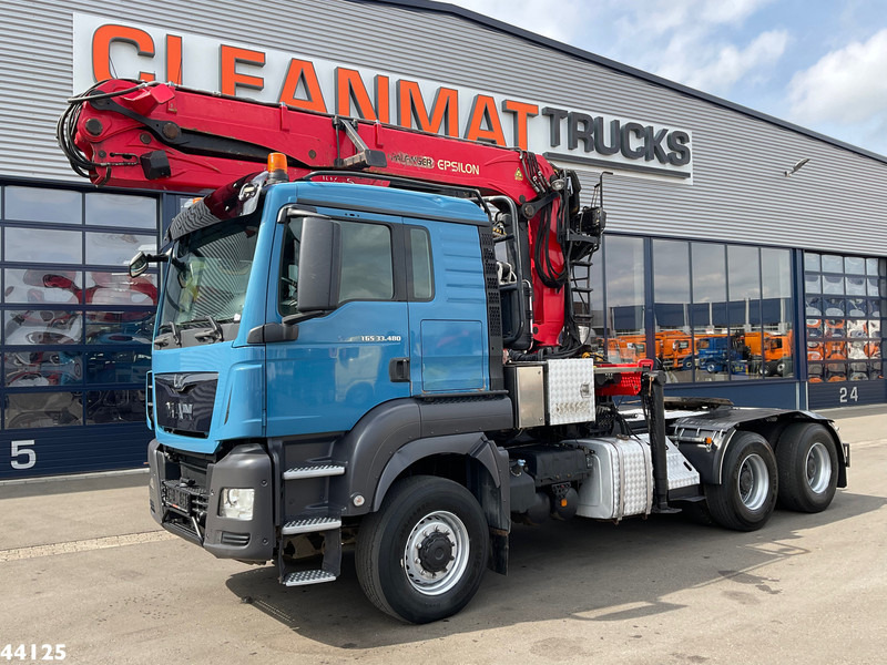 MAN TGS 33.480 6x6 Euro 6 Palfinger 27 Tonmeter boomkraan - Camion grue: photos 2 MAN TGS 33.480 6x6 Euro 6 Palfinger 27 Tonmeter boomkraan - Camion grue: photos 2