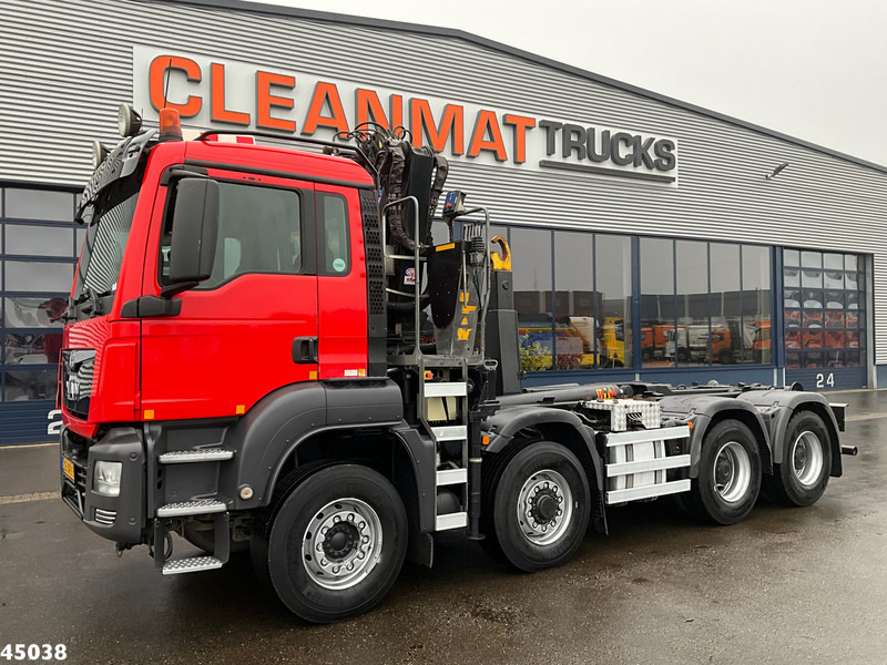 MAN TGS 35.400 8x4 Euro 6 HMF 16 Tonmeter Z-kraan - Camion ampliroll, Camion grue: photos 2 MAN TGS 35.400 8x4 Euro 6 HMF 16 Tonmeter Z-kraan - Camion ampliroll, Camion grue: photos 2