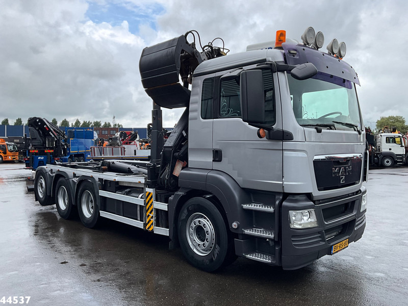 MAN TGS 35.400 8x4 HMF 16 Tonmeter Z-kraan - Camion ampliroll: photos 5 MAN TGS 35.400 8x4 HMF 16 Tonmeter Z-kraan - Camion ampliroll: photos 5