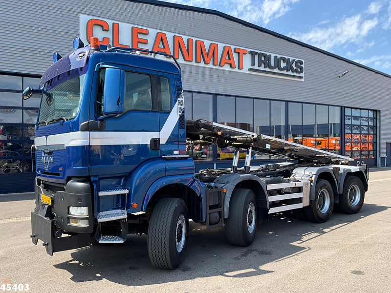 MAN TGS 43.440 8x8 HTS 30 Ton containersysteem + Vossebelt 20m³ container - Camion - système de câble: photos 2 MAN TGS 43.440 8x8 HTS 30 Ton containersysteem + Vossebelt 20m³ container - Camion - système de câble: photos 2