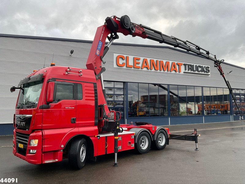 MAN TGX 28.510 HMF 50 Tonmeter laadkraan + Fly-Jib - Camion grue: photos 1 MAN TGX 28.510 HMF 50 Tonmeter laadkraan + Fly-Jib - Camion grue: photos 1