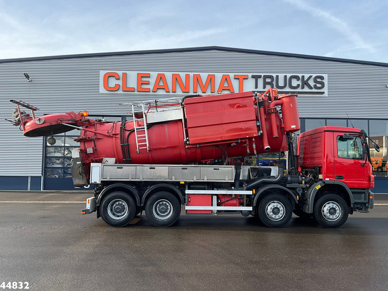 Mercedes-Benz Actros 4141 8x4 Kroll Saug/Spul aufbau - Camion hydrocureur: photos 1 Mercedes-Benz Actros 4141 8x4 Kroll Saug/Spul aufbau - Camion hydrocureur: photos 1