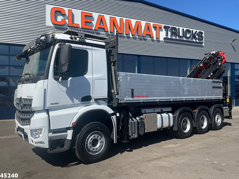 Mercedes-Benz Arocs 3251 8x4 Euro 6 Retarder Palfinger 34 Tonmeter laadkraan + Fly-Jib 2 zijdige kipper Just 146.766 km! - Camion benne, Camion grue: photos 3 Mercedes-Benz Arocs 3251 8x4 Euro 6 Retarder Palfinger 34 Tonmeter laadkraan + Fly-Jib 2 zijdige kipper Just 146.766 km! - Camion benne, Camion grue: photos 3