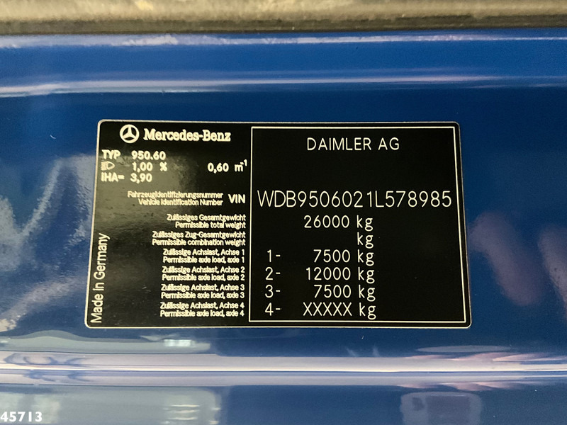 Camion ampliroll, Camion grue Mercedes-Benz Axor 2529 Atlas 12 Tonmeter laadkraan Just 86.058 km!: photos 19 Camion ampliroll, Camion grue Mercedes-Benz Axor 2529 Atlas 12 Tonmeter laadkraan Just 86.058 km!: photos 19