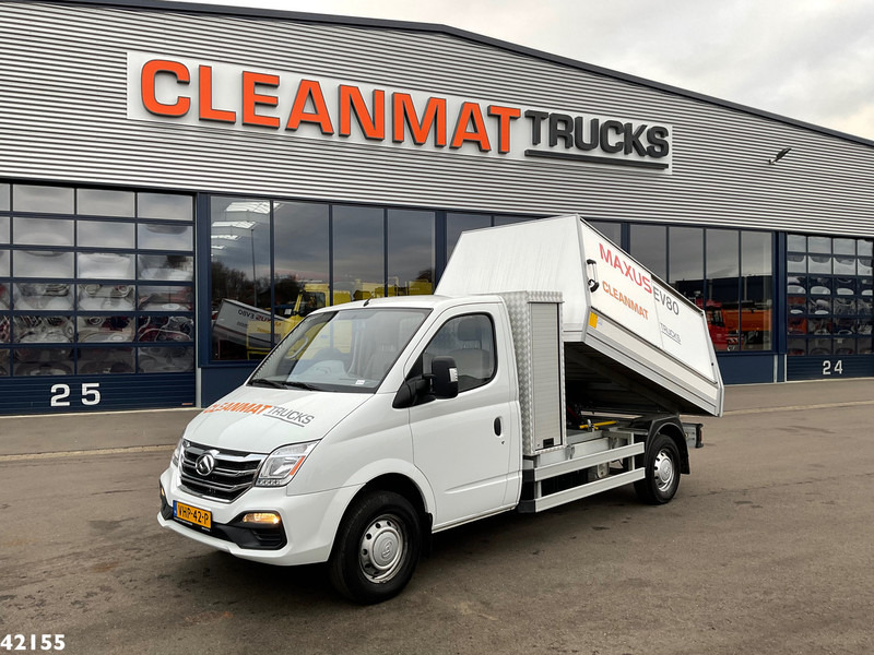SAIC Maxus EV80 LWB Veegvuilkipper 100% elektrisch - Benne à ordures ménagères: photos 1 SAIC Maxus EV80 LWB Veegvuilkipper 100% elektrisch - Benne à ordures ménagères: photos 1