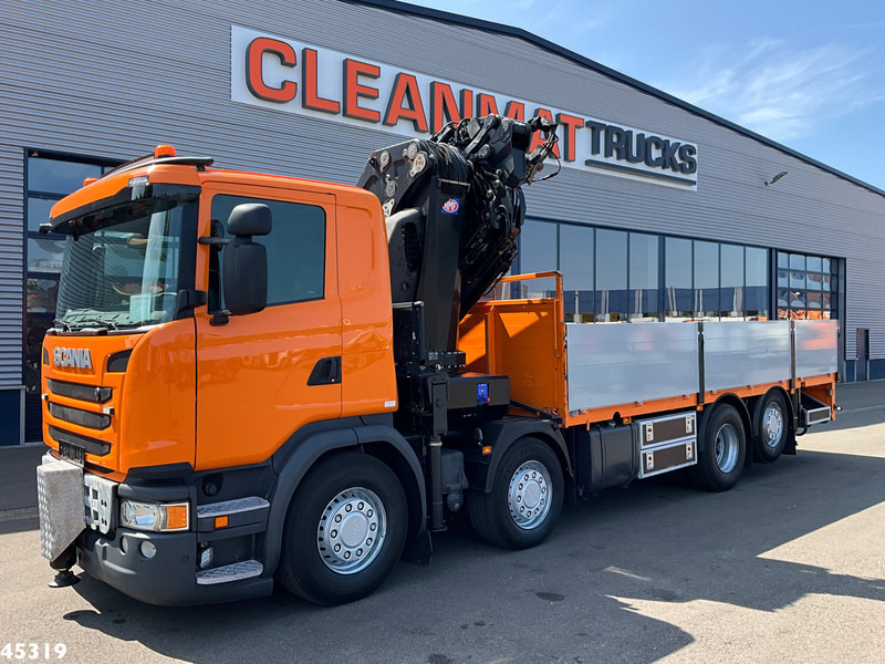 Scania G 450 Euro 6 HMF 60 Tonmeter laadkraan + Fly-Jib - Camion grue: photos 2 Scania G 450 Euro 6 HMF 60 Tonmeter laadkraan + Fly-Jib - Camion grue: photos 2