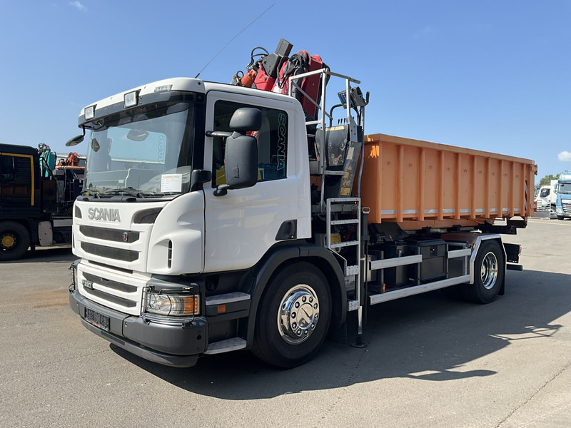 Scania P 320 HMF 12 Tonmeter Z-kraan + Kipper 11m³ - Camion benne, Camion grue: photos 3 Scania P 320 HMF 12 Tonmeter Z-kraan + Kipper 11m³ - Camion benne, Camion grue: photos 3