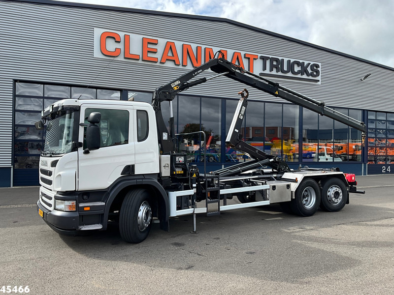 Scania P 400 Retarder Hiab 8 Tonmeter laadkraan - Camion ampliroll, Camion grue: photos 1 Scania P 400 Retarder Hiab 8 Tonmeter laadkraan - Camion ampliroll, Camion grue: photos 1