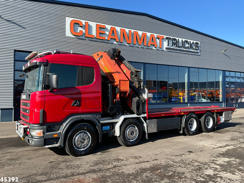 Scania R 124.420 8x4 Palfinger 72 Tonmeter laadkraan + Fly-Jib! - Camion grue: photos 2 Scania R 124.420 8x4 Palfinger 72 Tonmeter laadkraan + Fly-Jib! - Camion grue: photos 2