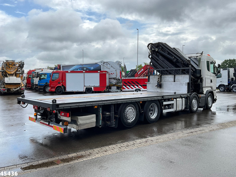 Scania R490 8x2 Euro 6 Retarder HMF 85 Tonmeter laadkraan + Fly-jib - Camion grue: photos 5 Scania R490 8x2 Euro 6 Retarder HMF 85 Tonmeter laadkraan + Fly-jib - Camion grue: photos 5