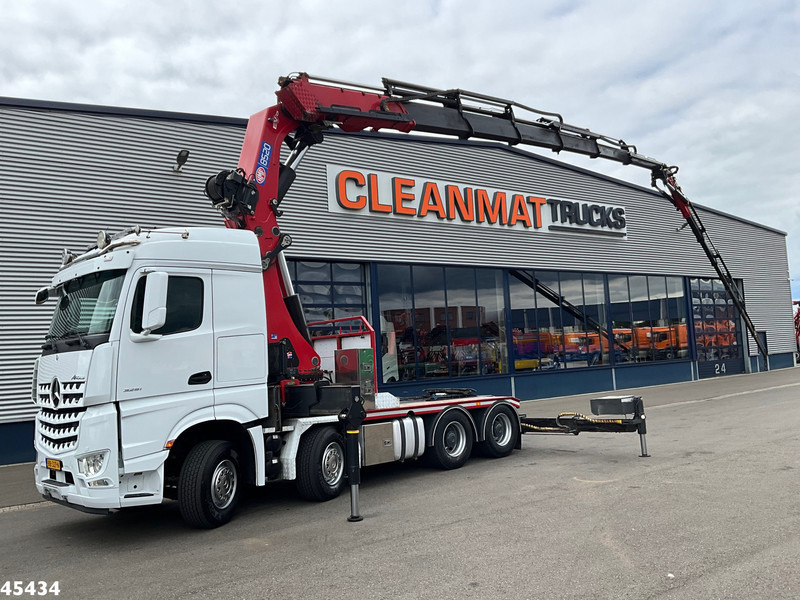Mercedes-Benz Arocs 3251 8x4 Euro 6 Retarder HMF 85 Tonmeter laadkraan Fly-Jib - Tracteur routier: photos 1 Mercedes-Benz Arocs 3251 8x4 Euro 6 Retarder HMF 85 Tonmeter laadkraan Fly-Jib - Tracteur routier: photos 1